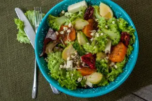 Read more about the article Sweet Potato and Brussels Sprouts Salad