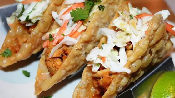 You are currently viewing Chicken Wonton Tacos